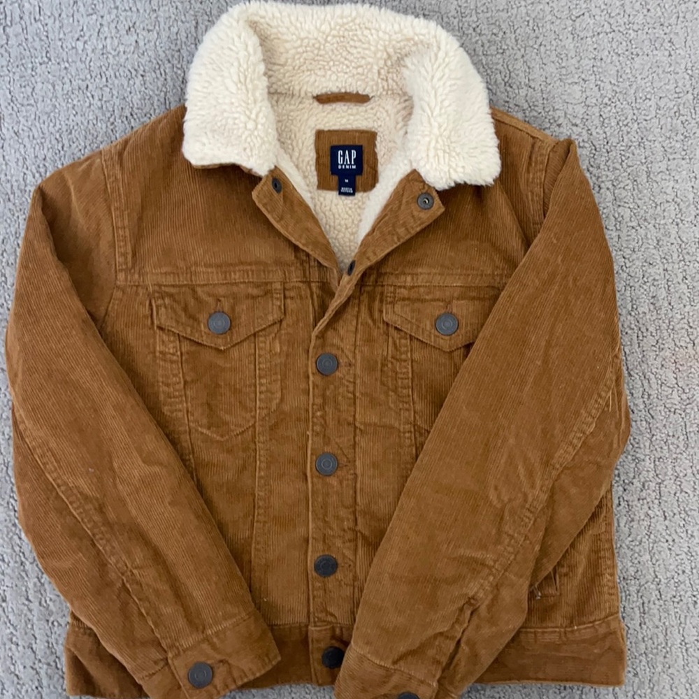 Gap Boys camel color lined jacket